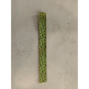 Vintage Snap Bracelet / Snap Band Green Stars - Still Works